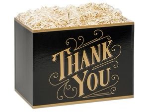 A box that says " thank you ".