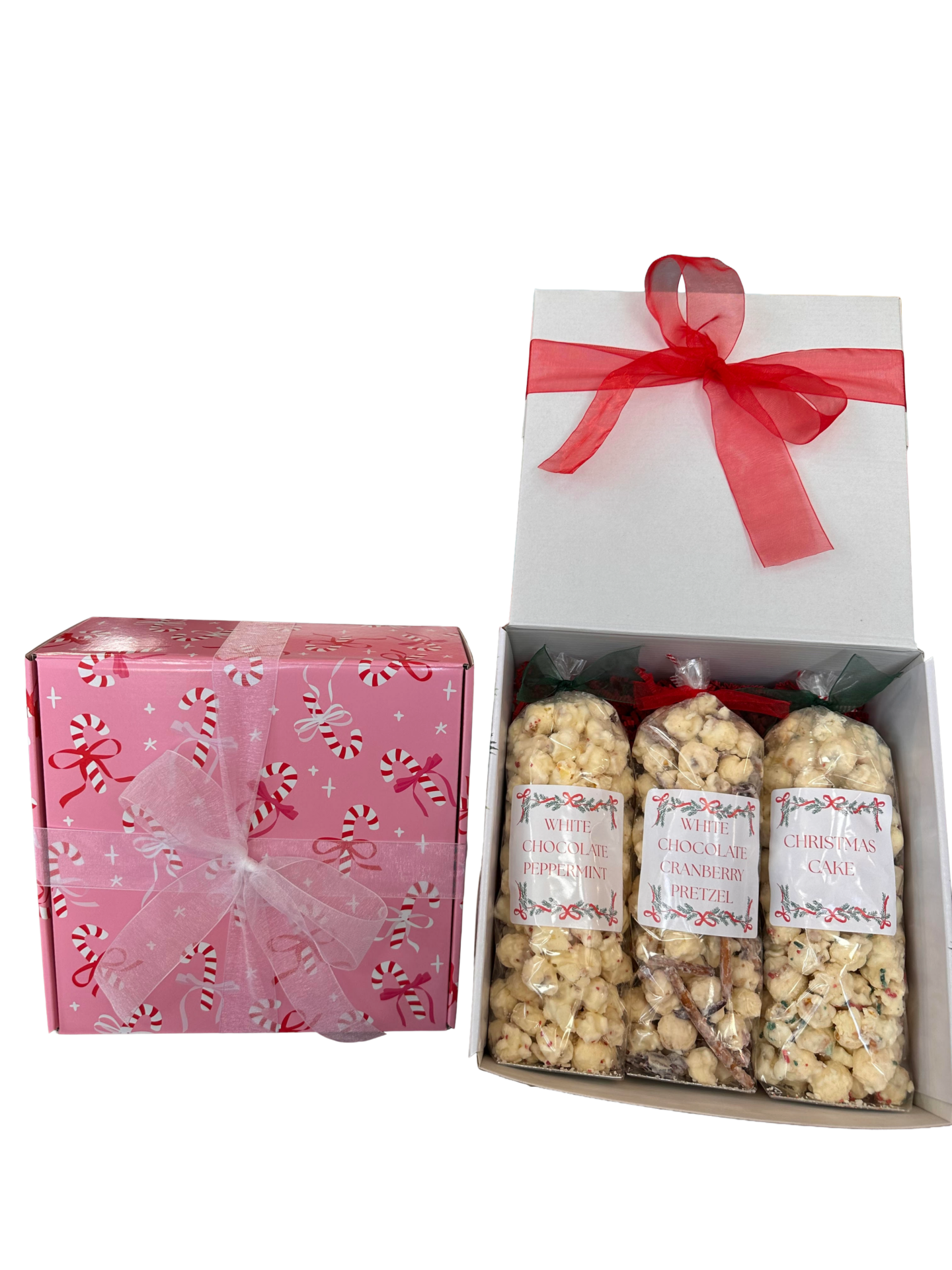 Large Candy Cane Gift Box